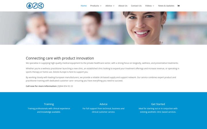 Screenshot of dotoloeurope.com
