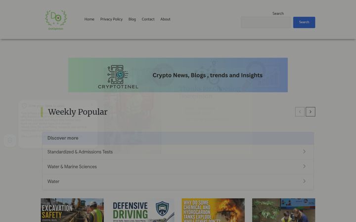 Screenshot of dotopinion.com