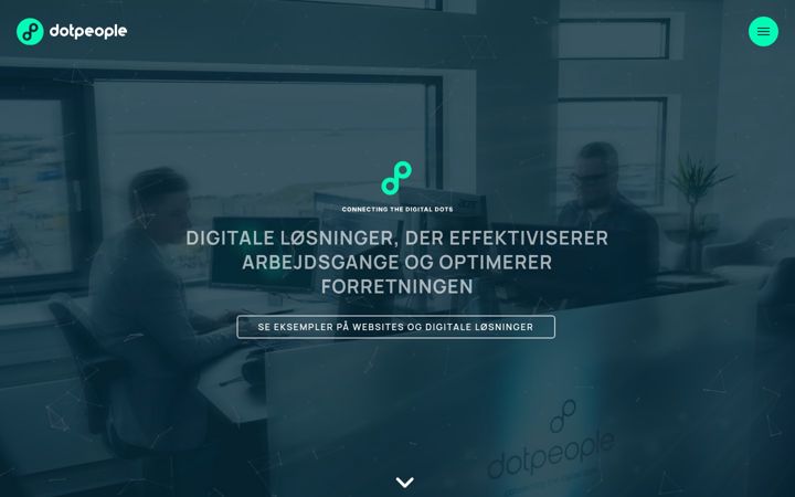 Snímek obrazovky dotpeople.dk