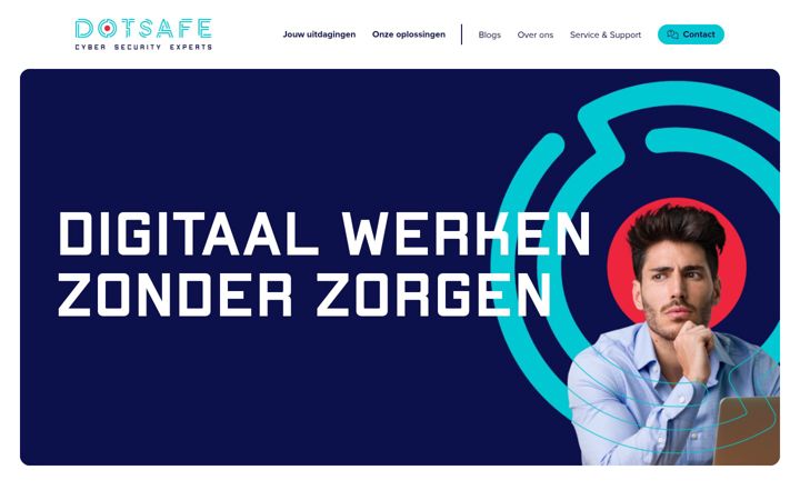 Captura de pantalla de dotsafe.nl