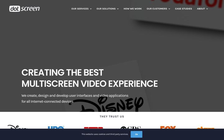 Screenshot of dotscreen.com