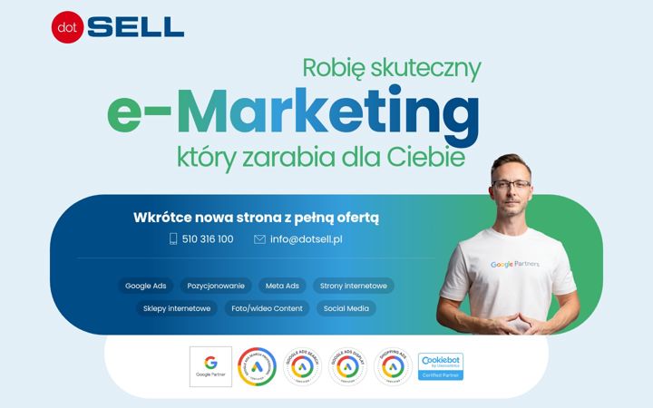 Snímek obrazovky dotsell.pl