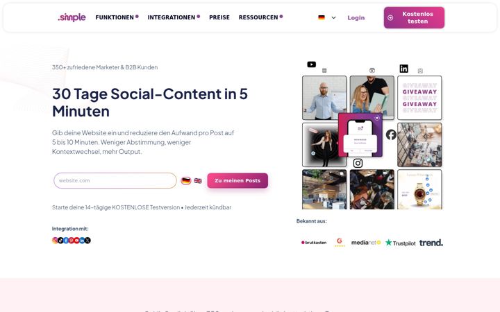 Screenshot of dotsimple.io