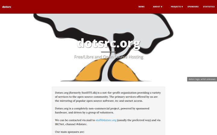 Képernyőkép: dotsrc.org