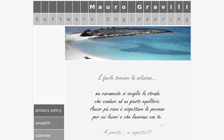 Screenshot of dott-maurogravili.it