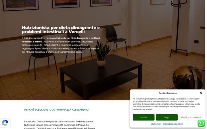 Screenshot of dottalessandropiazza.it