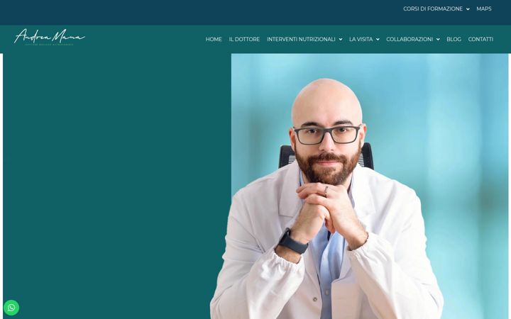 Screenshot of dottandreamana.it