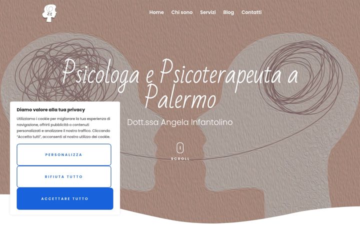 Screenshot di dottangelainfantolino.it