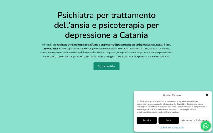 Screenshot di dottantoniovirzi.it