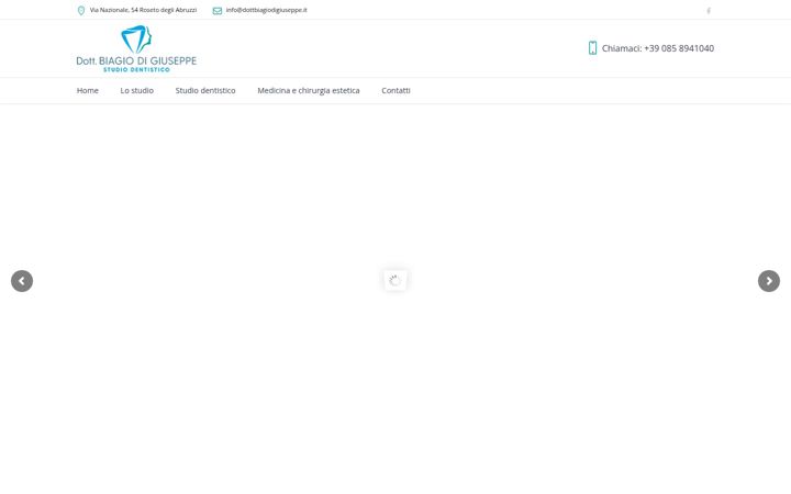 Screenshot di dottbiagiodigiuseppe.it