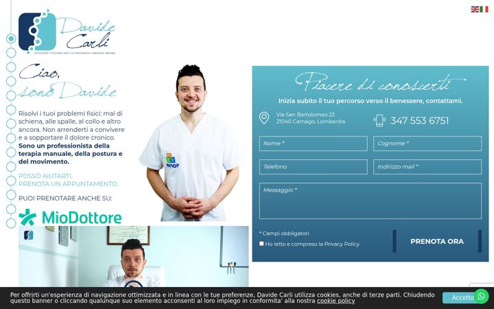 Screenshot of dottcarli.com