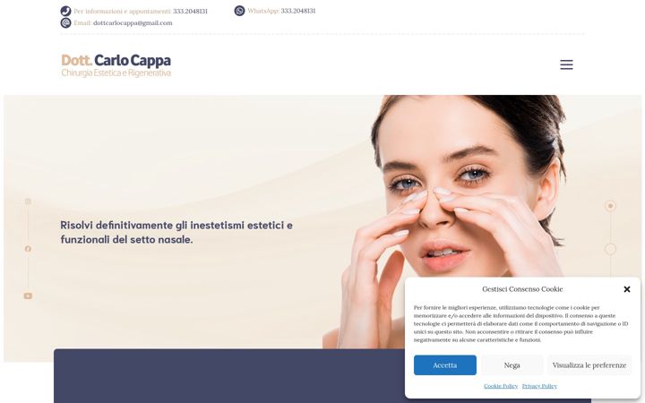 Screenshot of dottcarlocappa.com