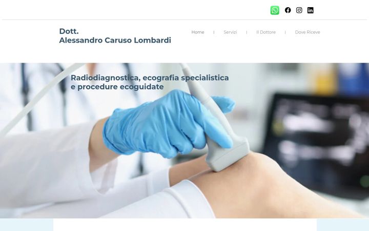 Screenshot di dottcarusolombardi.it