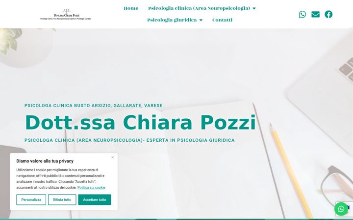 Screenshot di dottchiarapozzi.it