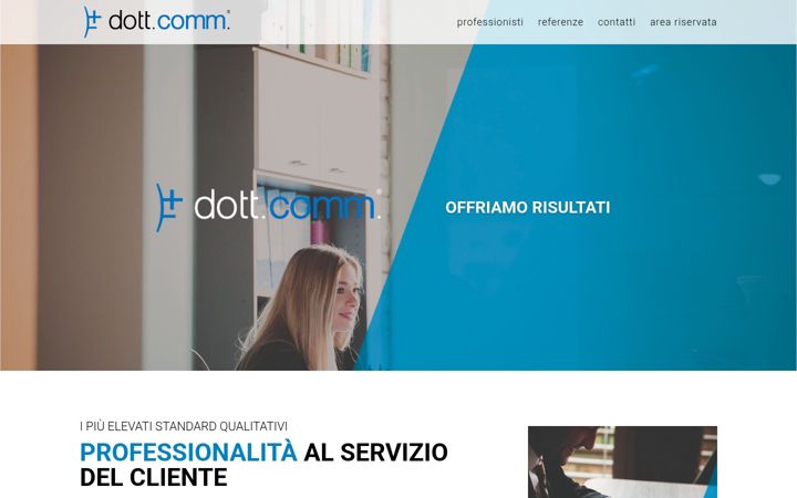Screenshot of dottcomm.me