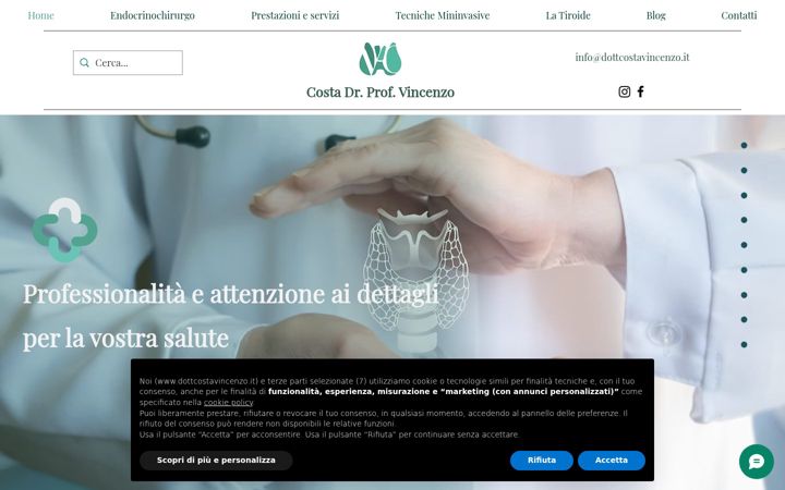 Screenshot di dottcostavincenzo.it
