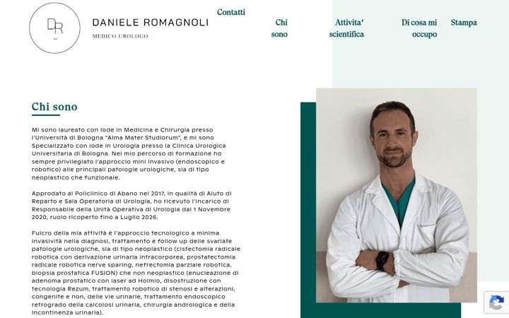 Screenshot di dottdanieleromagnoli.it