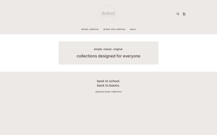 Screenshot of dottedcollective.com