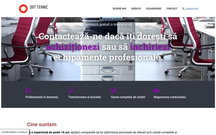 Screenshot of dottehnic.ro
