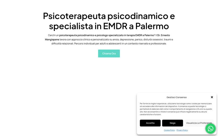 Screenshot of dotternestomangiapane.com