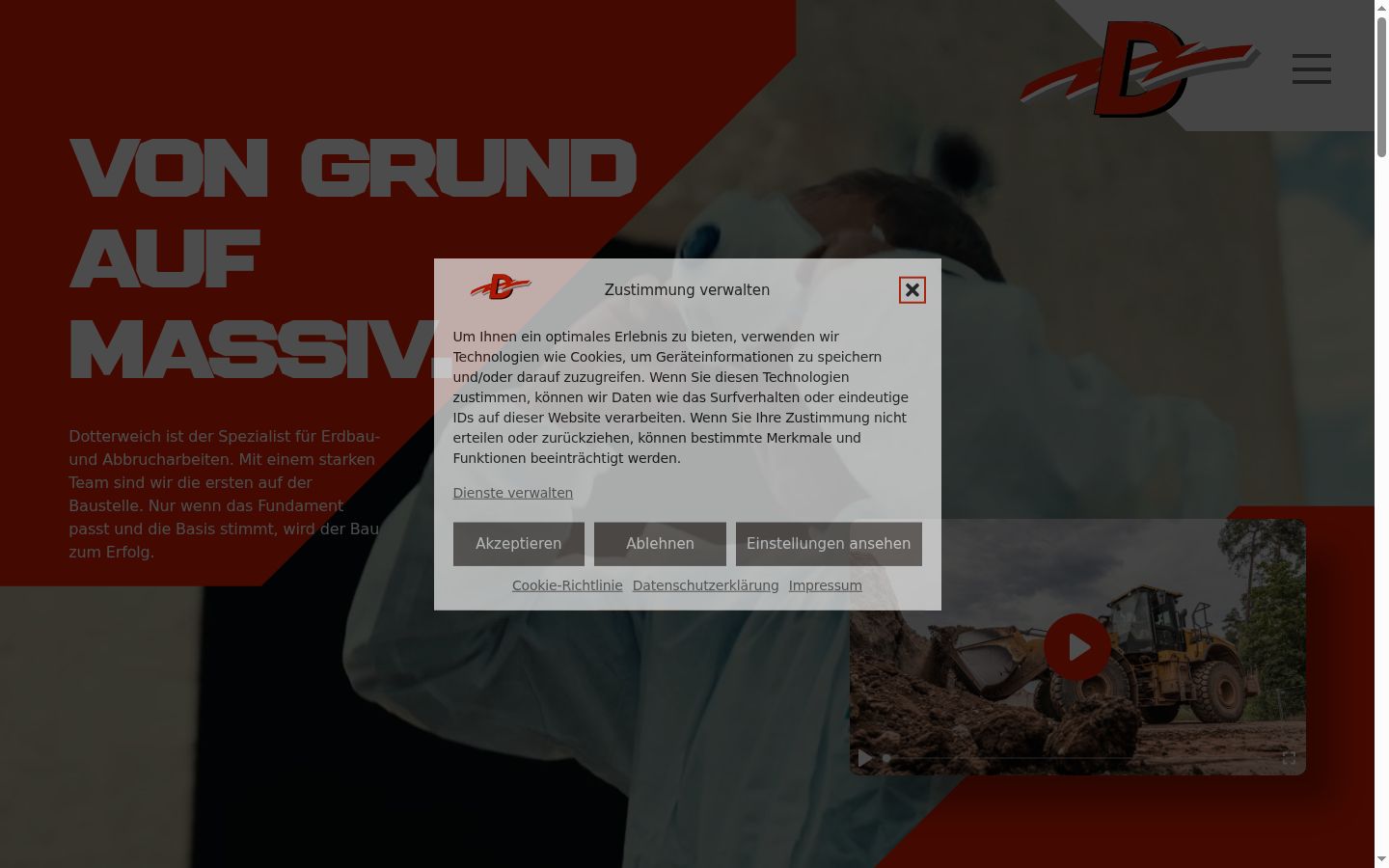 Zrzut ekranu banera zgody wyświetlanego przed jakąkolwiek interakcją