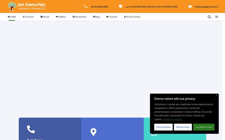 Screenshot di dottfedericopalla.it