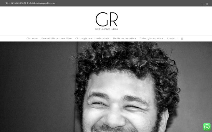 Screenshot of dottgiusepperubino.com