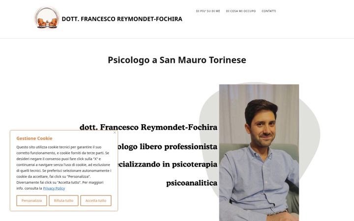 Screenshot of dottor-reymondet-fochira.it
