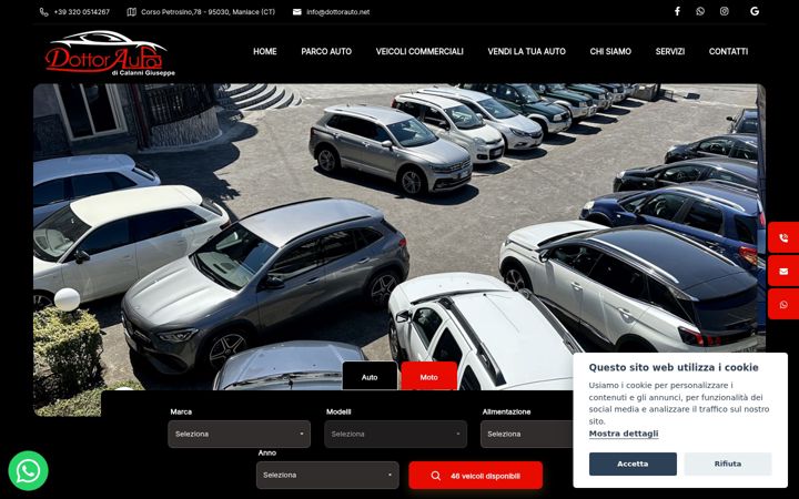 Screenshot of dottorauto.net
