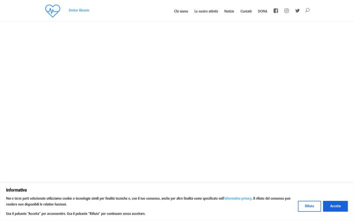 Screenshot ta' dottorbinario.it