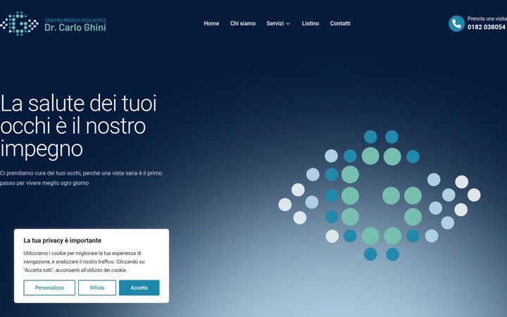 Screenshot ta' dottorcarloghini.it