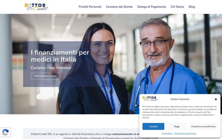 Screenshot ta' dottorcredit.it