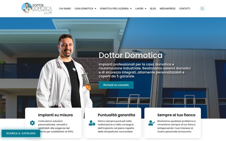 Screenshot ta' dottordomotica.it