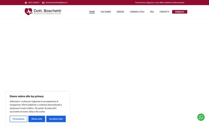 Screenshot ta' dottoreboschetti.it