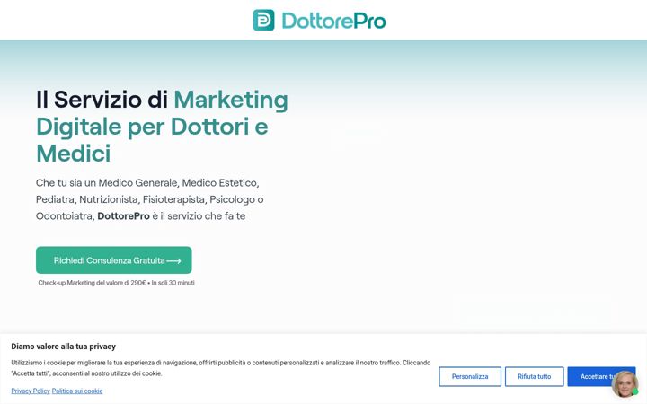 Screenshot ta' dottorepro.it
