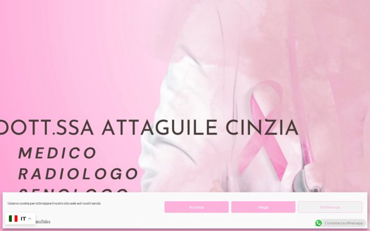 Screenshot ta' dottoressaattaguilecinzia.it