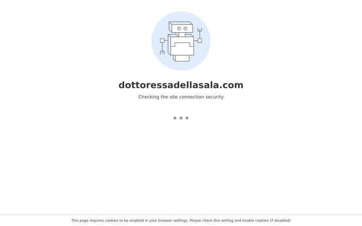 Screenshot of dottoressadellasala.com