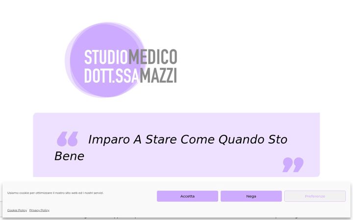 Screenshot of dottoressamazzialbarosa.it