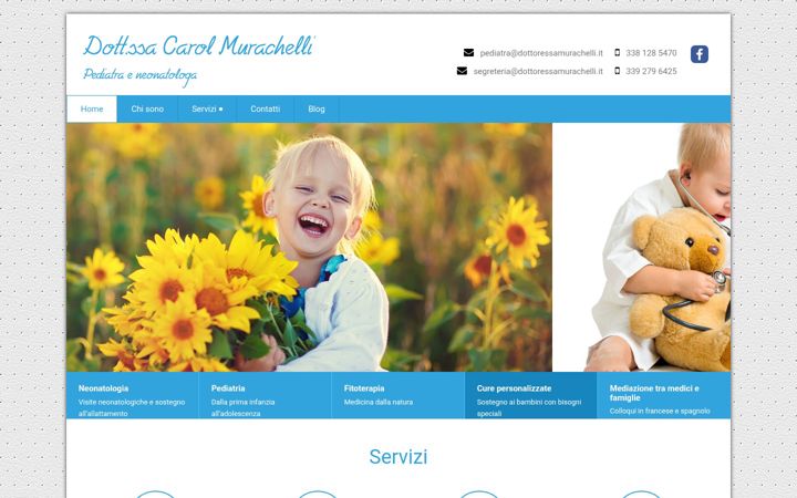 Screenshot of dottoressamurachelli.it