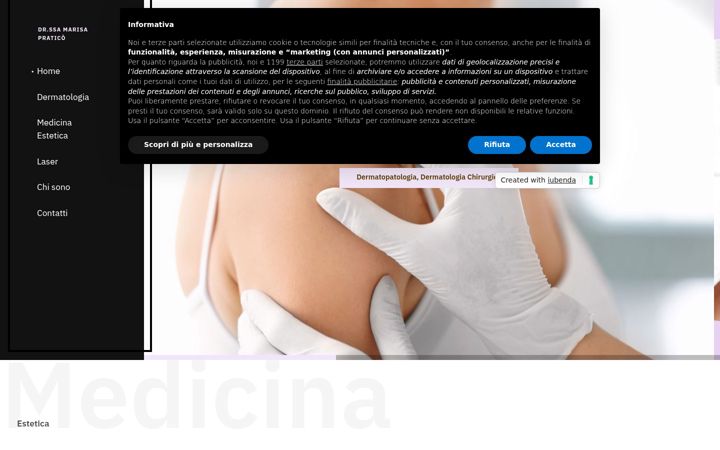 Screenshot of dottoressapratico.com
