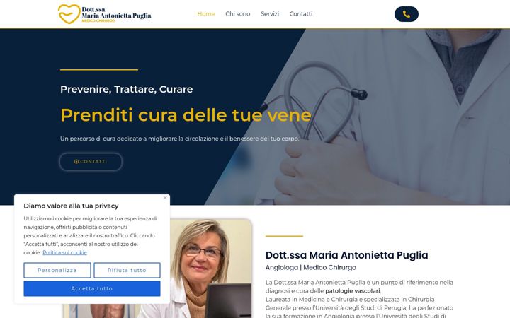 Screenshot of dottoressapuglia.it