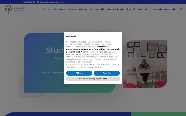 Screenshot of dottoressareale.it