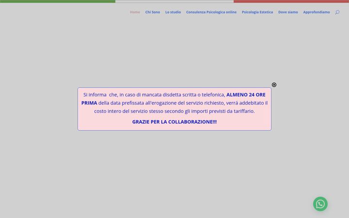 Screenshot of dottoressasilviacavalieri.it
