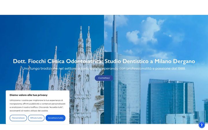 Screenshot of dottorfiocchi.com