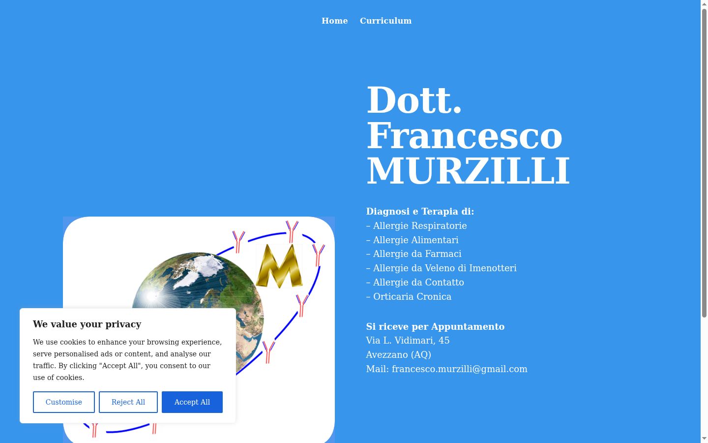 Screenshot tal-banner tal-kunsens muri qabel kwalunkwe interazzjoni