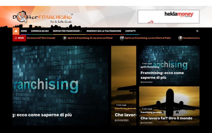 Screenshot of dottorfranchising.it
