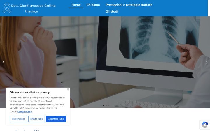 Screenshot of dottorgallino.it