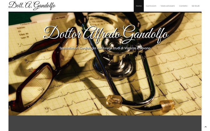 Screenshot van dottorgandolfo.it
