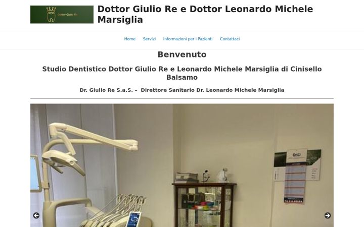 Screenshot του dottorgiuliore.it