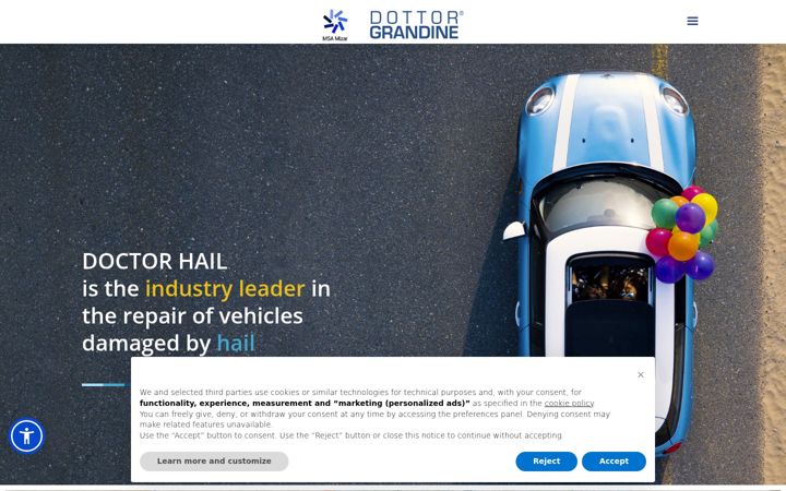 Screenshot of dottorgrandine.com